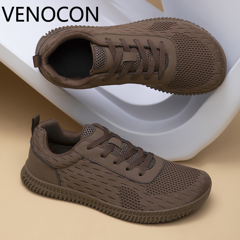 Men'S Shoes Zero Drop - Sepatu Sneakers VENOCON Minimalis Tanpa Sol,