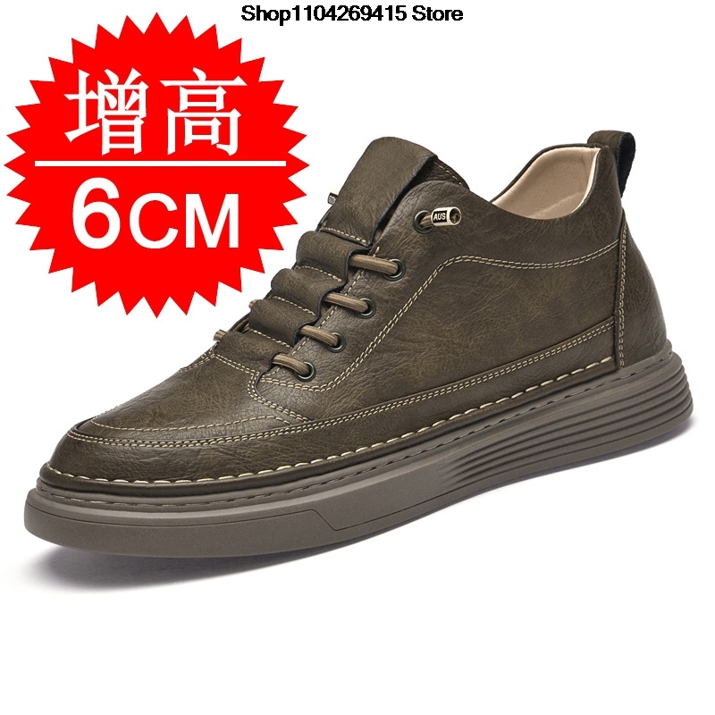 Men Shoes Oxford - Sepatu Oxford Pria Peninggi Tinggi Badan,