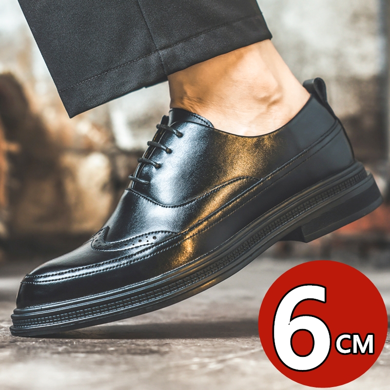 Sepatu Kulit Pria Penambah Tin - Men Shoes Oxford ulasan dan harga