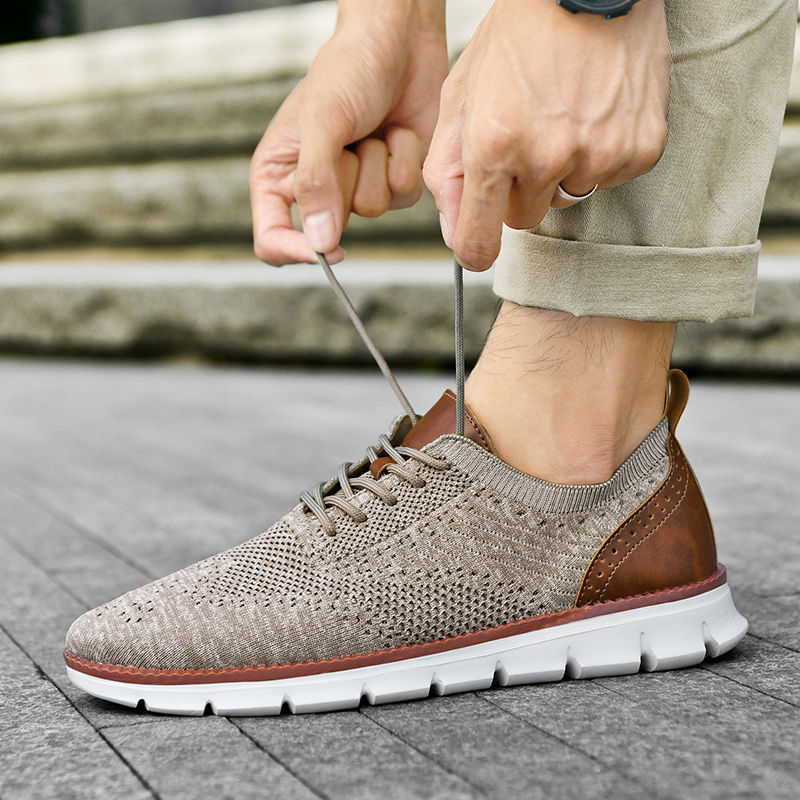 Sepatu Kasual Pria Sepatu Flat - Men Shoes Oxford ulasan dan harga