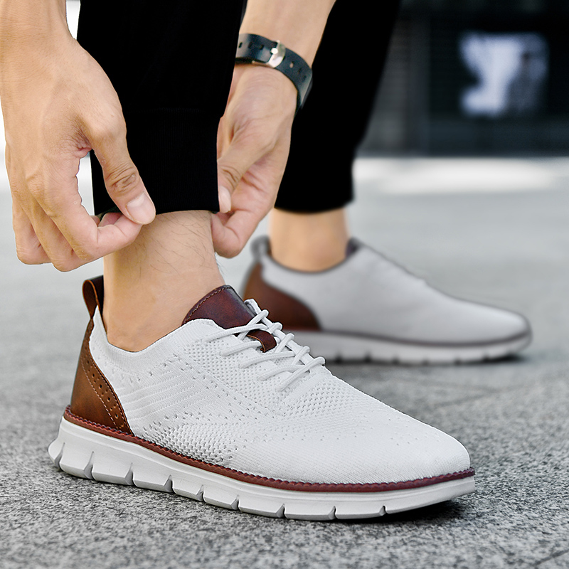 Sepatu Kasual Pria Sepatu Flat - Men Shoes Oxford ulasan dan harga