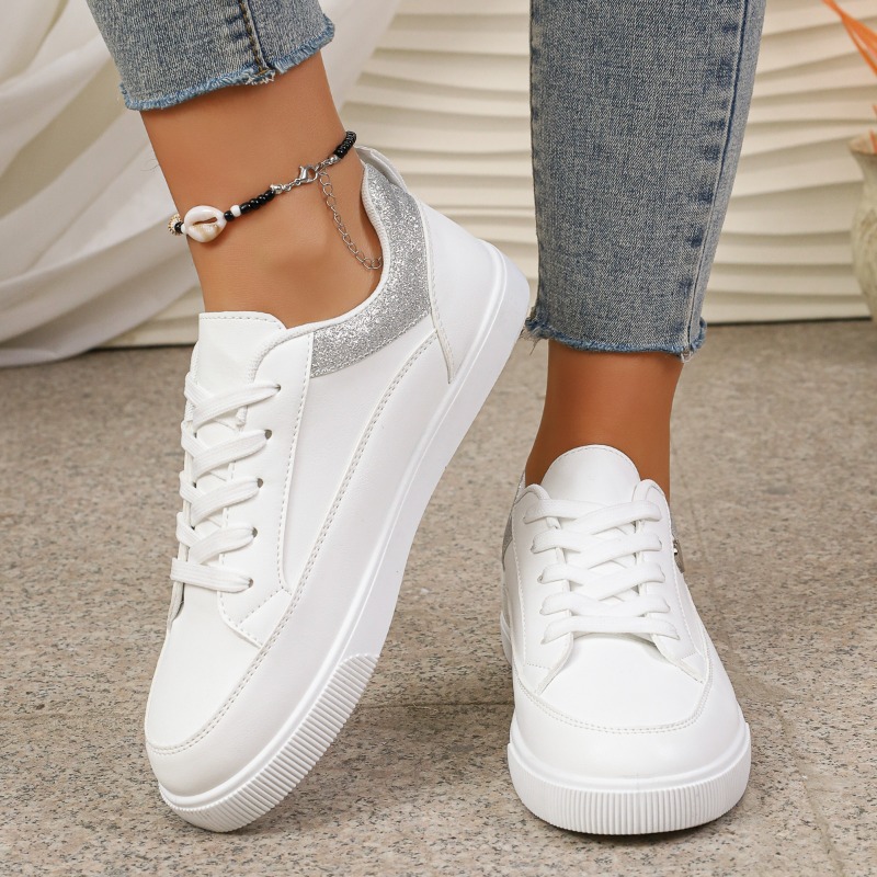 Sepatu Sneakers Wanita Putih d - Casual Sneaker Low ulasan dan harga