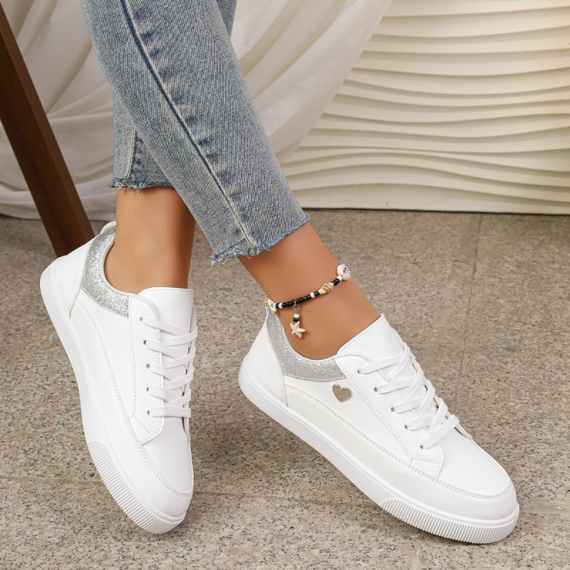 Sepatu Sneakers Wanita Putih d - Casual Sneaker Low ulasan dan harga