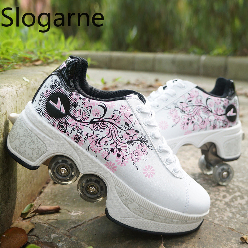 Sepatu Roda Deformasi 4 Roda W - Men'S Shoes For Running ulasan dan harga