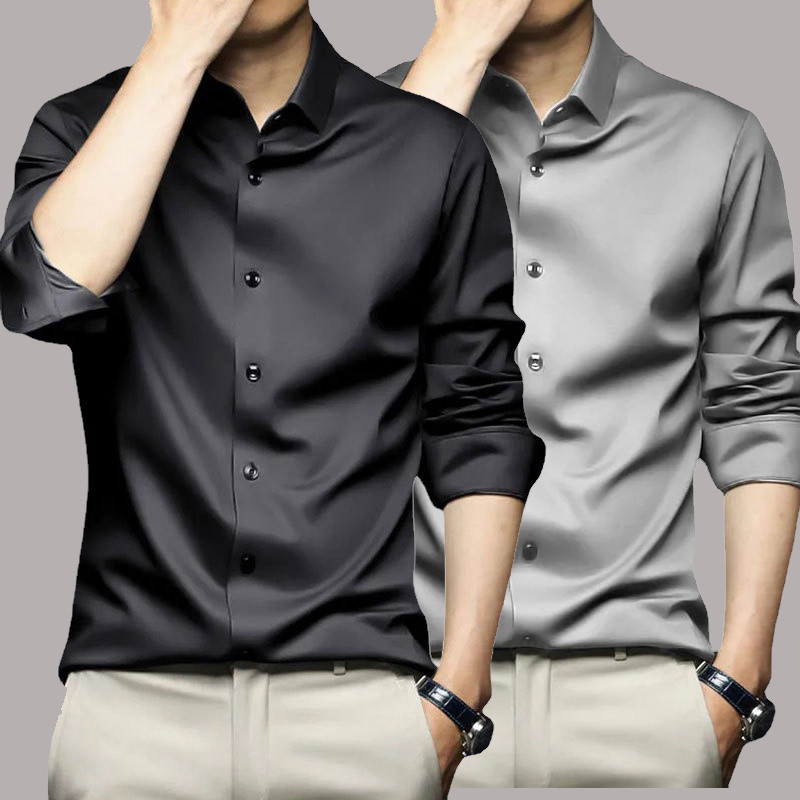 S-5XL pria kemeja lengan panja - Men Shoes Zara ulasan dan harga